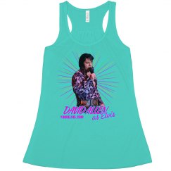 “Tiger Man” Ladies Flowy Racerback Tank Top