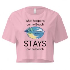 Ladies Festival Cali Crop Top Tee