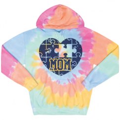 Unisex Tie-Dye Fleece Hoodie