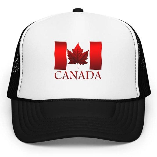 Canada Flag Trucker Caps Canada Flag Trucker Caps