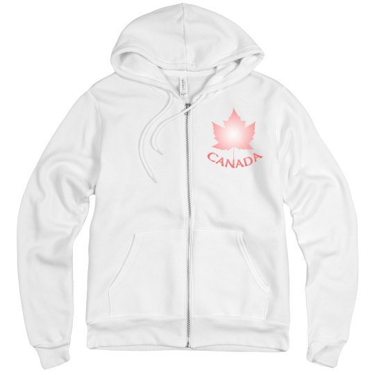 Canada Hoodies Lady's Pink Canada Jacket
