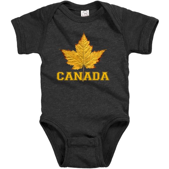 Canada Souvenir Baby Bodysuit Sporty 