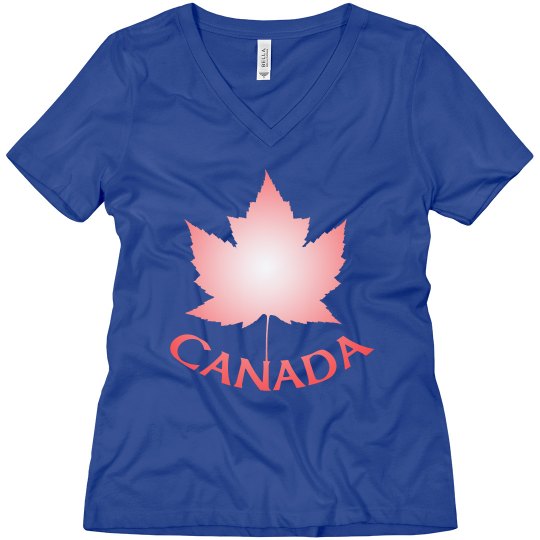 Canada Souvenir Shirts Pink Canada Maple Leaf T-shirts