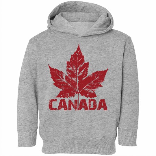 Canada Toddler Hoodie Baby Maple Leaf Shirts