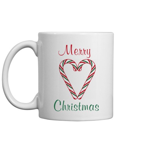 Candy cane mug