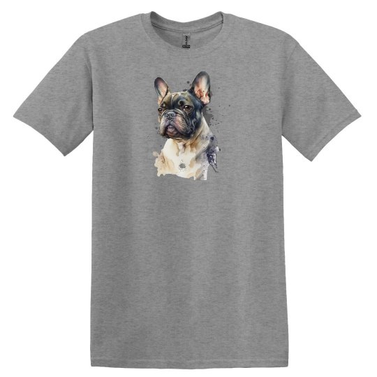 Canine social - water color frenchie