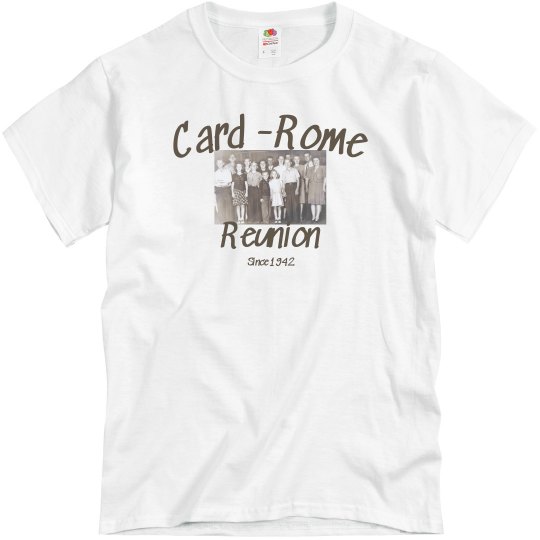 Card Rome Reunion Card Rome Reunion
