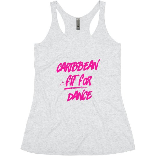 Caribbean Fit For Dance Racerback Tank