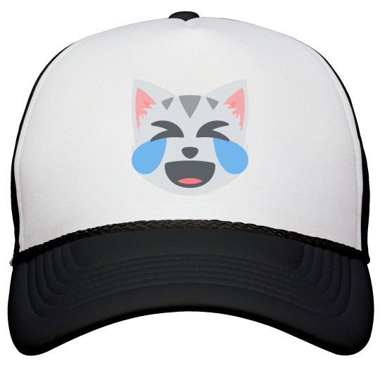 Cat Face with Tears of Joy Snapback Hat Cat Face with Tears of Joy Snapback Hat