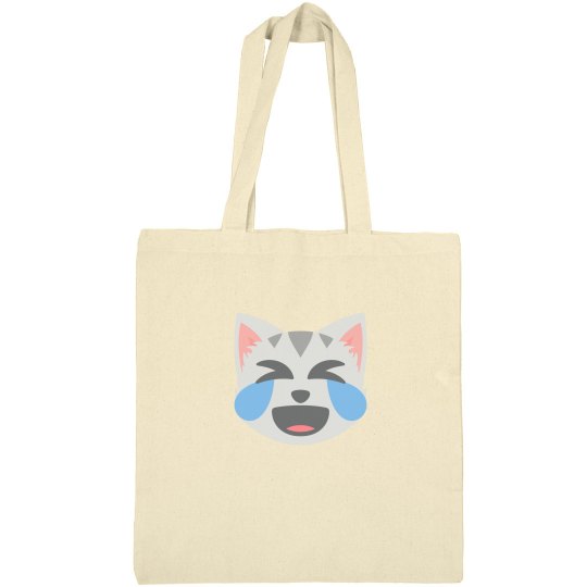 Cat Face with Tears of Joy Tote Bag Cat Face with Tears of Joy Tote Bag
