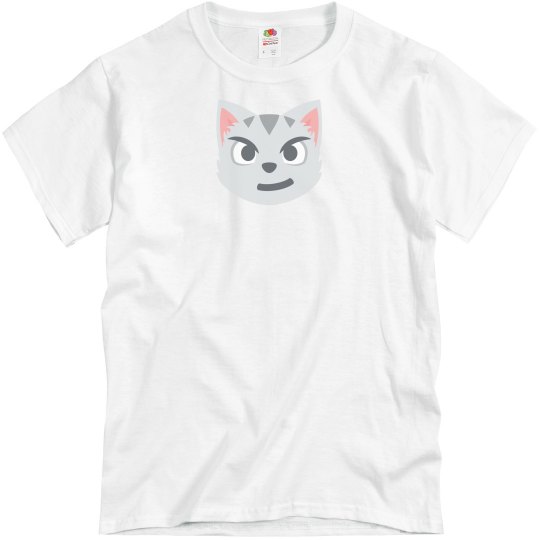 Cat Face Wry Smile Unisex Tee Cat Face Wry Smile Unisex Tee