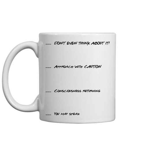 Caution Mug