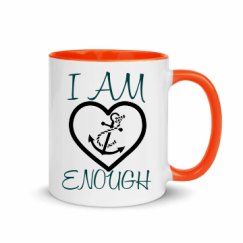 11oz Ceramic Mug with Color Inside