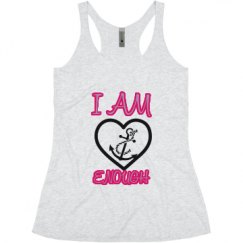 Ladies Slim Fit Super Soft Racerback Triblend Tank