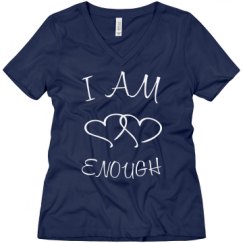 Ladies Relaxed Fit V-Neck Tee