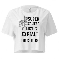 Ladies Festival Cali Crop Top Tee