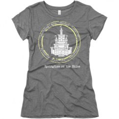 Ladies Slim Fit Super Soft Triblend Tee