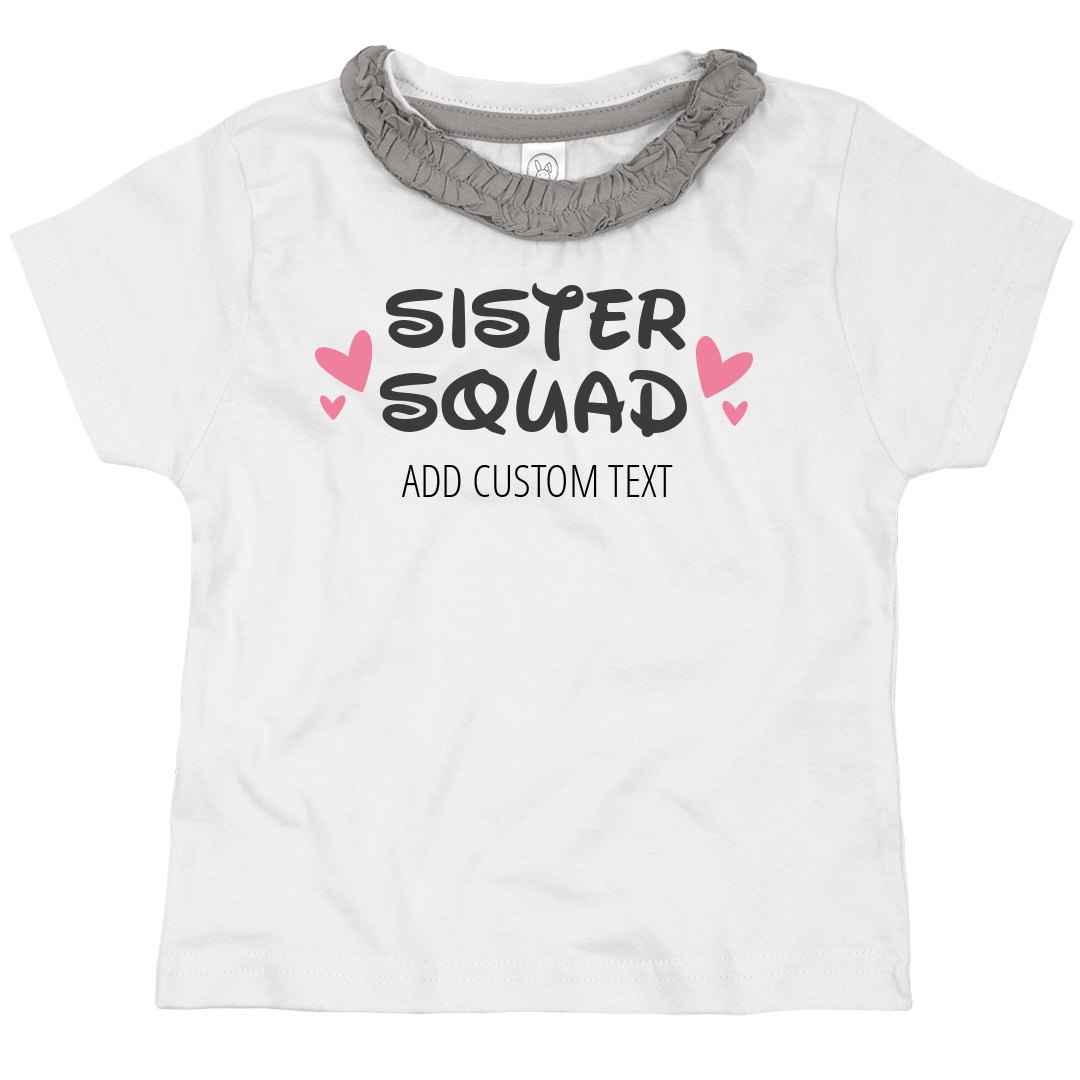Personalized Biking Tutu Cute Cotton Toddler Long Sleeve Ruffle Shirt Top