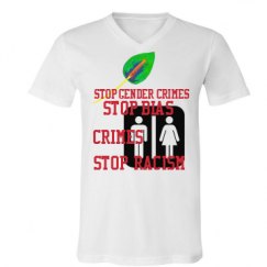 Unisex V-Neck Jersey Tee