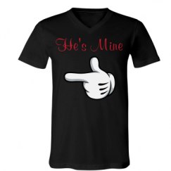 Unisex V-Neck Jersey Tee