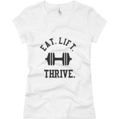Ladies Slim Fit Basic Promo Jersey Tee