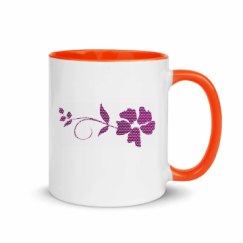 11oz Ceramic Mug with Color Inside