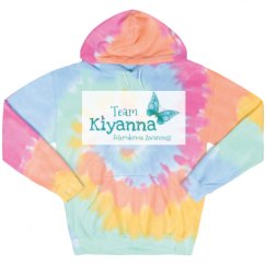 Unisex Tie-Dye Fleece Hoodie