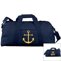 Navy Gym Bag