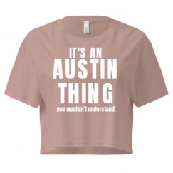 Ladies Festival Cali Crop Top Tee