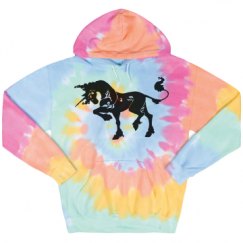 Unisex Tie-Dye Fleece Hoodie
