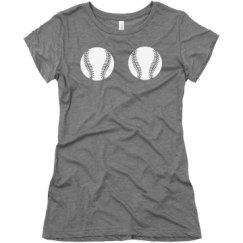 Ladies Slim Fit Super Soft Triblend Tee