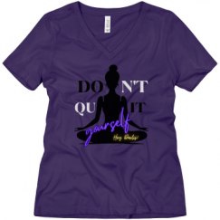 Ladies Relaxed Fit V-Neck Tee