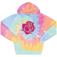 Unisex Tie-Dye Fleece Hoodie