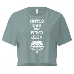 Ladies Festival Cali Crop Top Tee