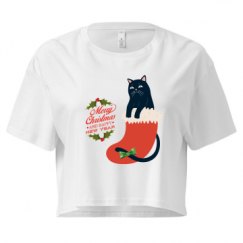 Ladies Festival Cali Crop Top Tee