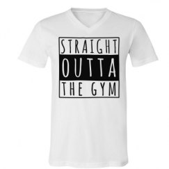 Unisex V-Neck Jersey Tee