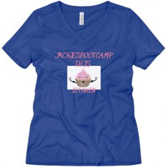 Ladies Relaxed Fit V-Neck Tee