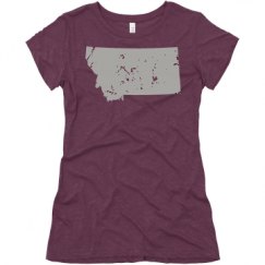 Ladies Slim Fit Super Soft Triblend Tee