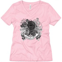 Ladies Relaxed Fit V-Neck Tee