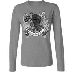 Ladies Relaxed Fit Basic Long Sleeve Tee