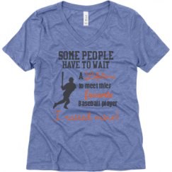 Ladies Relaxed Fit Super Soft Triblend V-Neck Tee