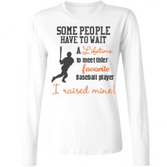 Ladies Relaxed Fit Basic Long Sleeve Tee