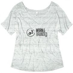 Ladies Flowy Slouchy Tee