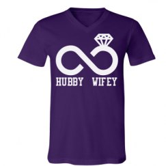 Unisex V-Neck Jersey Tee