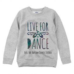 Youth Live for Dance Crewneck