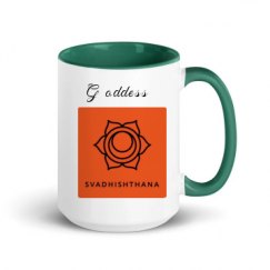 15oz Ceramic Mug with Color Inside