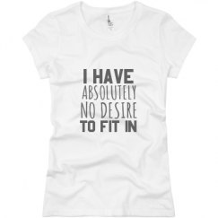 Ladies Slim Fit Basic Promo Jersey Tee