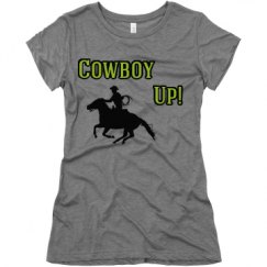 Ladies Slim Fit Super Soft Triblend Tee