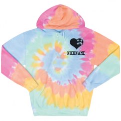 Unisex Tie-Dye Fleece Hoodie