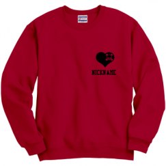 Unisex Film and Foil Crewneck Sweatshirt